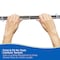 Kenney Mfg Twist & Fit 1in Tension Utility Rod, 48-84in, Brushed Nickel KNUTLYLC/18R - alternate 3